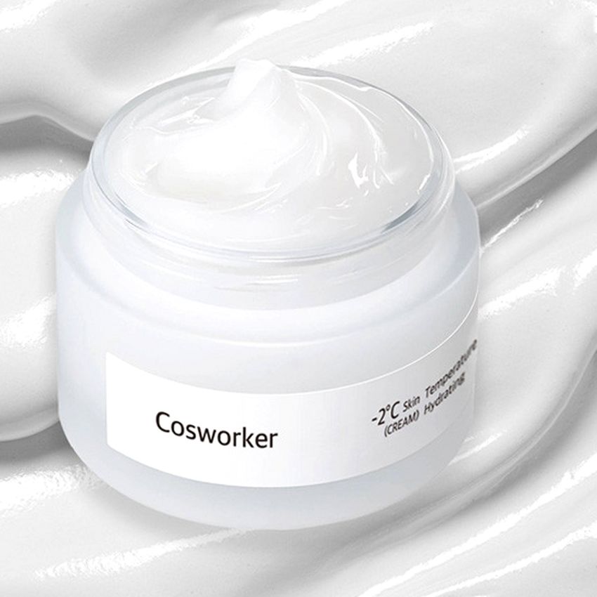 코스워커 수분크림 미백 나이아신아마이드 스쿠알란 알로에 크림 50ml, 1개